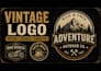 design a vintage logo, retro badge and emblem
